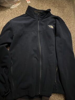The North Face Men’s Dark Navy Full-Zip Fleece Jacket